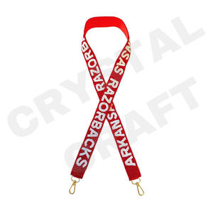 Go Yankees personalizado oro blanco semilla cuentas bolsa correas 'Hook Em Horns' accesorio de moda correa de monedero con cuentas - Product Image 6