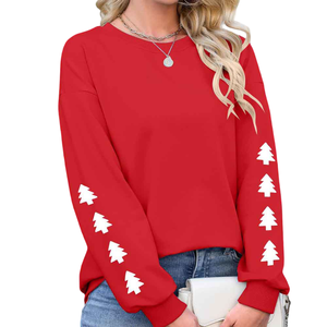 Impression personnalisée vêtements de rue décontractés figurines à épaules tombantes respirant sweats à capuche écologiques sweat-shirt tricoté pour femmes - Product Image 6