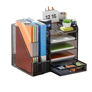 New Arrival Desk Organizer With Drawers And Hanging Pen Holder Allows For Easy Mobility And Flexible Placement Of Various Items.