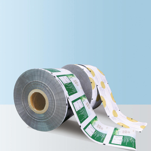 Rollo de película de embalaje de aperitivos laminado de plástico/película de embalaje de alimentos de papel de aluminio tamaño personalizado rollo de impresión de película embalaje suave - Product Image 5