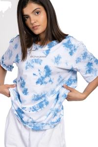 Sweat-shirt à capuche en coton pour femme, pull-over Tie Dye, coupe ample, décontracté, 100% coton - Product Image 6