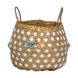 Hot New Design Jute Seagrass Panier De Rangement Panier Tissé Personnaliser Couleur Organisation De Stockage À Domicile - Product Image 1