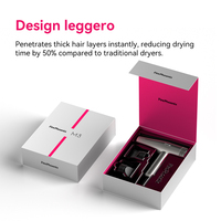 Sèche-cheveux ionique professionnel FirePhoenix M3 haute vitesse 91000 tr/min certifié CE RoHS, logo personnalisé OEM/ODM, prise pour marques mondiales