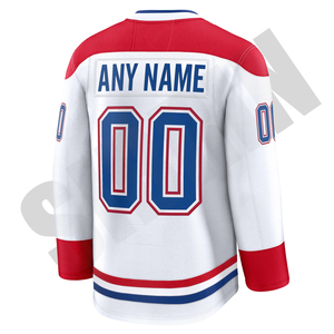 Maillot de hockey sur glace des Canadiens de Montréal, unisexe, personnalisé, de qualité supérieure, fabriqué par Sibrin, avec un design sublimé, logo personnalisé, respirant - Product Image 3