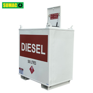 Réservoir de stockage de diesel SUMAC de <span class=keywords><strong>500</strong></span> <span class=keywords><strong>litres</strong></span> à double paroi en acier au carbone, anti-explosion, avec pompe, autoportant et portable - Product Image 6