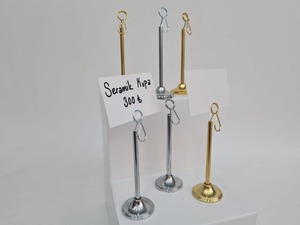 Tarjetero dorado moderno, organizador elegante para uso en oficina, etiquetas de nombre de fiesta o configuración de mesa de regalo - Product Image 4