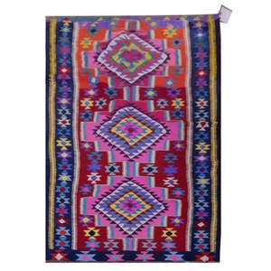 พรมคิลิมวินเทจแท้ งานถักมือ ยี่ห้อวัน ออฟ เดอะ ไคนด์ ซานันดาจ ขนาด 10'9 x 5'2 - Product Image 1