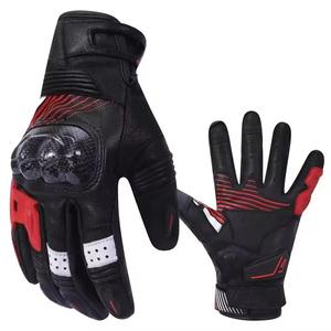 Gants de moto en matériaux personnalisés pour hommes et femmes avec logo personnalisé/design Gants de moto de course avec bas de gamme - Product Image 1
