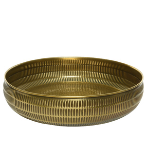 ถาดเสิร์ฟโลหะทองเหลืองโบราณสำหรับร้านอาหารโรงแรมในบ้าน - Product Image 1