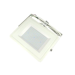 100W LED luce di inondazione IP65 bianco caldo 3000K Super sottile 30mm alloggiamento bianco Samsung 5 anni di garanzia SKU-21415- - Product Image 3