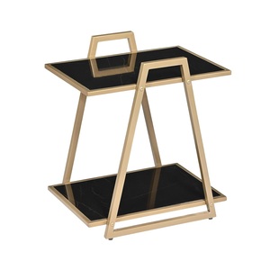Mesa Auxiliar de Mármol Sólido, Mesa de Noche de Mármol, Mesa de Centro Moderna para Sala de Estar o Dormitorio - Product Image 2