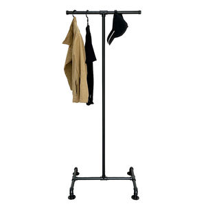 GQA68032 Double-Tiered Steel Clothes Rack <b>Standing</b> Type Clothing Organizer for Wardrobe & Kitchen for Bags & Shoes - Product Image 1