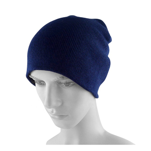 Mode unisexe Beanie hiver chapeaux Patch personnalisé épais tricot Protection contre le froid Slouchy Design voyage commun - Product Image 5