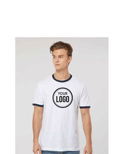 เสื้อยืดคอกลมแขนสั้นสำหรับวัยรุ่นชายหญิงเสื้อยืดเข้ารูปแบบเรียบคอกลมแขนสั้นใช้ได้ทั้ง100% และผู้ชาย - Product Image 2