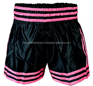 กางเกง MMA แบบสั่งทำพิเศษ ระบายอากาศได้ดี ทนทานต่อการฉีกขาด ผลิตจากโพลีเอสเตอร์ 100% น้ำหนัก 220 กรัม กางเกงคิกบ็อกซิ่ง มวยไทย สำหรับทั้งชายและหญิง - Product Image 1