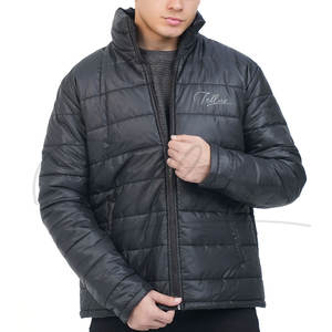 OEM Service Professional Design Canvas Street Style/Formal Men Puffer Jacket Winter Fall Zipper at Low Rate - Product Image 1