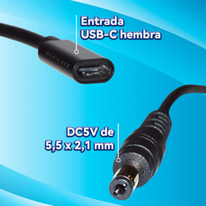 Kit di 14 punte ELE-GATE con cavo adattatore da USB-C a DC, adattatore di alimentazione per laptop (Modello WI.194) - Nuovo di zecca - Product Image 4