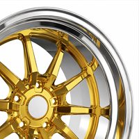 Jantes en alliage d'aluminium forgé monobloc personnalisées de 21 à 22 pouces, finition argent brossé, 5x114.3, nouvelles jantes sport pour 488 Spider F8 Tributo