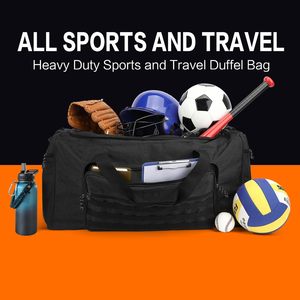 Bolsa Deportiva Extra Grande de 120L, Moderna, con Forro de PVC y Nailon, Compartimento para Zapatos Unisex, Bolsa Deportiva Táctica Resistente - Product Image 2