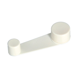 Fermaporta con fermacorda, bianco. Installazione con viti o adesivo - Product Image 1