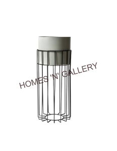 Hot Selling Galvanized Wood Handle Planter Bucket for Home and Office Decor Wholesale Supplies for Garden Flower Planters - Product Image 5