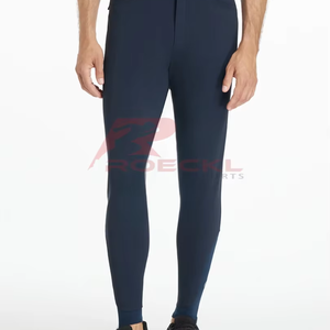 Pantalones de montar para hombre con logotipo personalizado, venta al por mayor, mezcla técnica avanzada, textura suave y transpirable, deportes ecuestres de secado rápido - Product Image 1