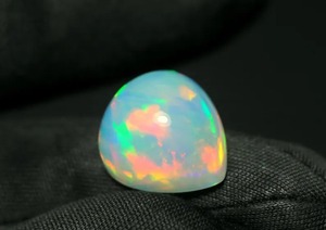 Ópalo de Pera Welo Etíope Genuino, Gema Suelta de 6.65 CT AA, Raro, Natural, Multiflash, Cabujón, Certificado por Terceros para Joyería - Product Image 2