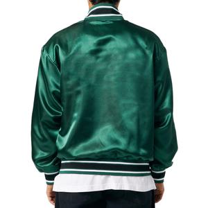 Blouson Bomber en Satin 100% Polyester Personnalisable avec Logo, Style Urbain, Hiver, Brodé, Imperméable, Respirant, à Carreaux – Vente en Gros - Product Image 3