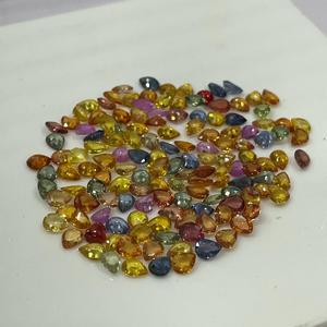 Piedras Preciosas Sueltas de Zafiro Azul Natural de Alta Calidad, Corte Pera de 9 mm, Cristal Altamente Saturado para la Fabricación de Joyas y Collares - Product Image 4