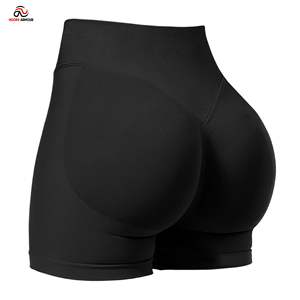 Short de Yoga d'été doux respirant taille haute pour femmes personnalisé grande taille imprimé cyclisme Sport tenue décontracté short taille haute - Product Image 1