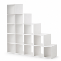 Étagère Modulaire Cubique Moderne avec Panneaux – Meuble de Rangement et de Présentation en Bois Gain de Place pour Salon et Hôtel