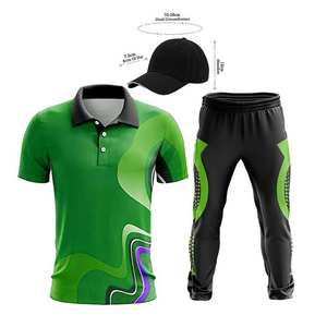 ชุดกีฬาคริกเก็ตชุดทีมน้ำหนักเบาระบายอากาศได้ดีมีความยืดหยุ่นทนทานออกแบบได้ตามต้องการ - Product Image 5