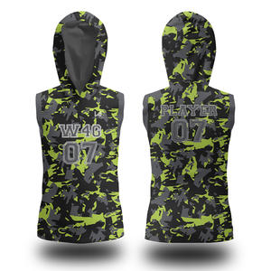 Uniformes de talla grande para 4 juegos, conjuntos de poliéster 100%, bandera 7on7, uniformes con capucha de compresión transpirables para fútbol - Product Image 4