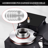 Boasta Jewelry Anneau réducteur en aluminium pour adaptateur de fiole, pour machine de coulée sous vide, convertisseur de taille de fiole en acier, pour la fabrication DIY