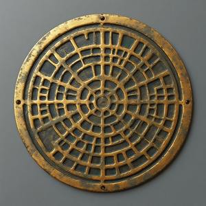 Cubierta de Drenaje de Latón Dorado de Lujo con Acabado Pulido Elegante y Diseño Moderno Minimalista para Baños de Hotel - Product Image 3