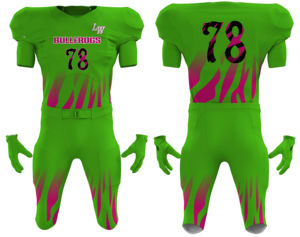 ชุดยูนิฟอร์มอเมริกันฟุตบอลผ้าทวิลล์พิมพ์ลายดิจิทัลแบบสั่งทำขายส่ง ระบายอากาศได้ดี คุณภาพสูง สำหรับผู้ชาย พร้อมลายธงชาติ - Product Image 5