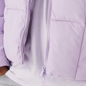 Confortable et de haute qualité lilas panneau incurvé col entonnoir doudoune hommes vestes chaud et lourd hiver rembourré doudoune - Product Image 3