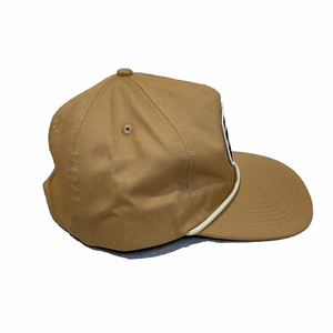 Hecho en la fábrica de Vietnam, parche tejido personalizable, gorra para correr sin estructura de 5 paneles con cuerda, ropa de calle deportiva y cómoda - Product Image 3