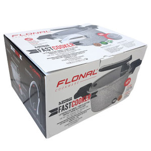 Prodotto superiore migliori pentole in alluminio antiaderente effetto granito a bassa pressione per cottura naturale e senza grassi per l'induzione - Product Image 5