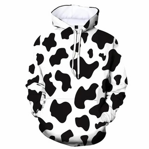 Nueva e interesante granja lechera 3D impresión hombres niños pulóver Top granja Animal moda creativa calle fina Sudadera con capucha - Product Image 1