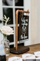 Numéros de table de mariage écologiques fabriqués à la main à partir de bois durable