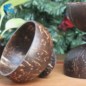 Tazón de coco natural para cereales y batidos Utensilios de cocina ecológicos - Product Image 4