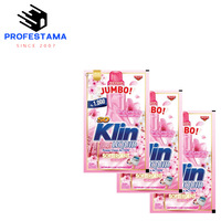 Detergente Líquido Klin para Ropa - Portátil, Ecológico, Aroma a Limón, Floral y Lavanda, Detergente Multifuncional para Lavandería, Indonesia