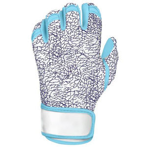 Guantes de bateo de softbol con logotipo personalizado de alta calidad Guantes de bateo de béisbol transpirables personalizados Puño corto - Product Image 5