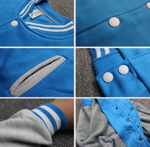 Veste universitaire en molleton pour hommes de la plus haute qualité avec fermeture à glissière pour l'hiver fabriquée au Pakistan - Product Image 4