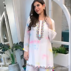 NEW DESIGNER PARTY WEAR DIGITAL PRINT FANCY <b>TOP</b> - Product Image 1