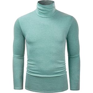 Haute qualité hommes décontracté col rond à manches longues pull en polyester hiver chaud tricots pull en polyester - Product Image 6