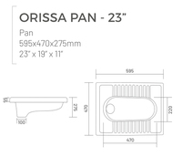Nouveau design moderne et élégant Poêle à squat en céramique de qualité OEM pour WC Est avec P-Trap et S-Trap Drainage Prix