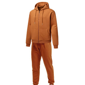 2025 Offre Spéciale vente en gros meilleur prix couleur unie hommes coupe ajustée à manches longues hommes survêtement pour adultes survêtement - Product Image 5