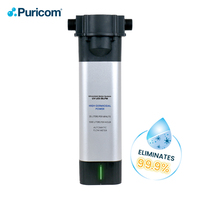 Lampu UV LED Listrik 24V DC untuk Pengolahan Air Plastik 25L/mnt, Lampu Pemurni Filtrasi Air Seluruh Rumah, Sterilisasi Luar Ruangan